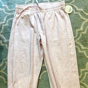NWT! Pact Organic Women's Large Lounge Pants Pink Heather